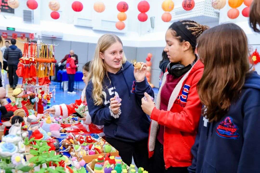 Students in traditional costumes