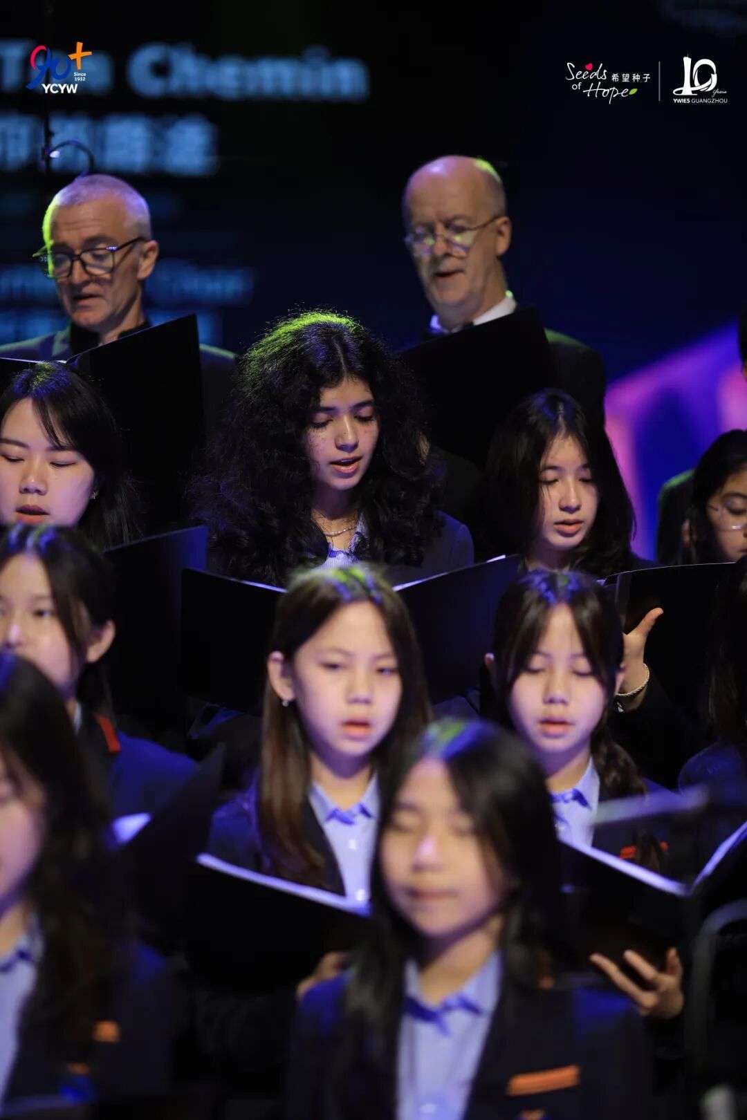 Student playing instrument