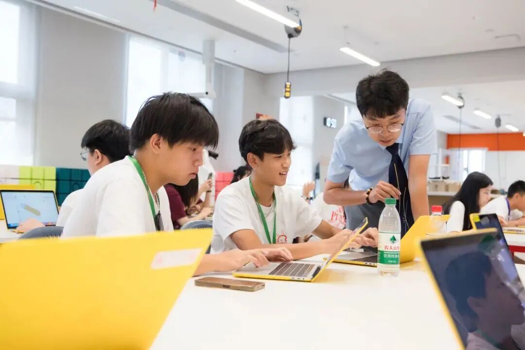 Workshop facilitator guiding participants at YWIES Zhejiang Tongxiang