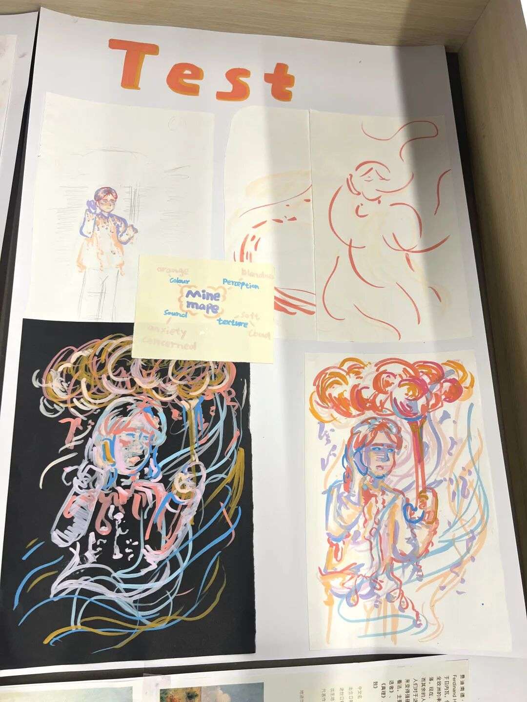 第九期纯艺术课堂学生作品一，艺术疗愈融入创作，预备课程推广