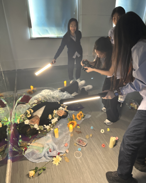 模特周人像摄影布光与拍摄过程，学生实践镜头语言