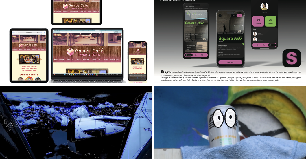 高年级数字媒体设计练习：网页与APP界面交互设计样例