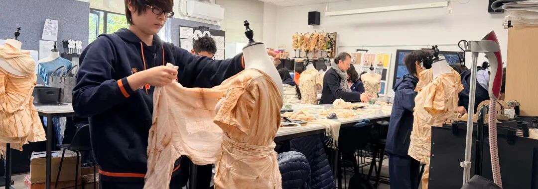 时尚设计与纺织 Fashion Design & Textile 学生作品与课堂现场（上海耀华古北校区）