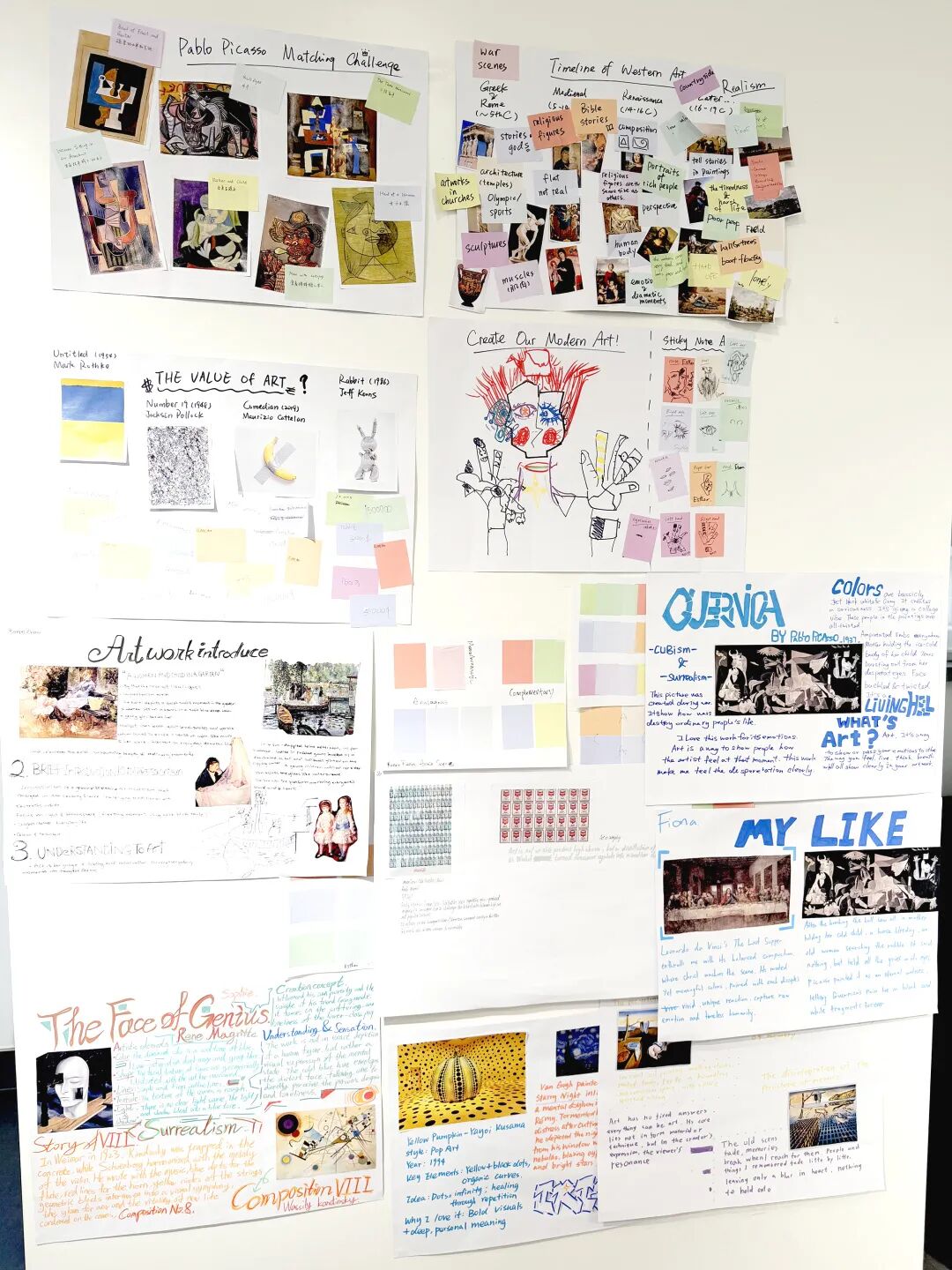 艺术沟通课堂：学生研究艺术家并用英文撰写报告1（预备课程）